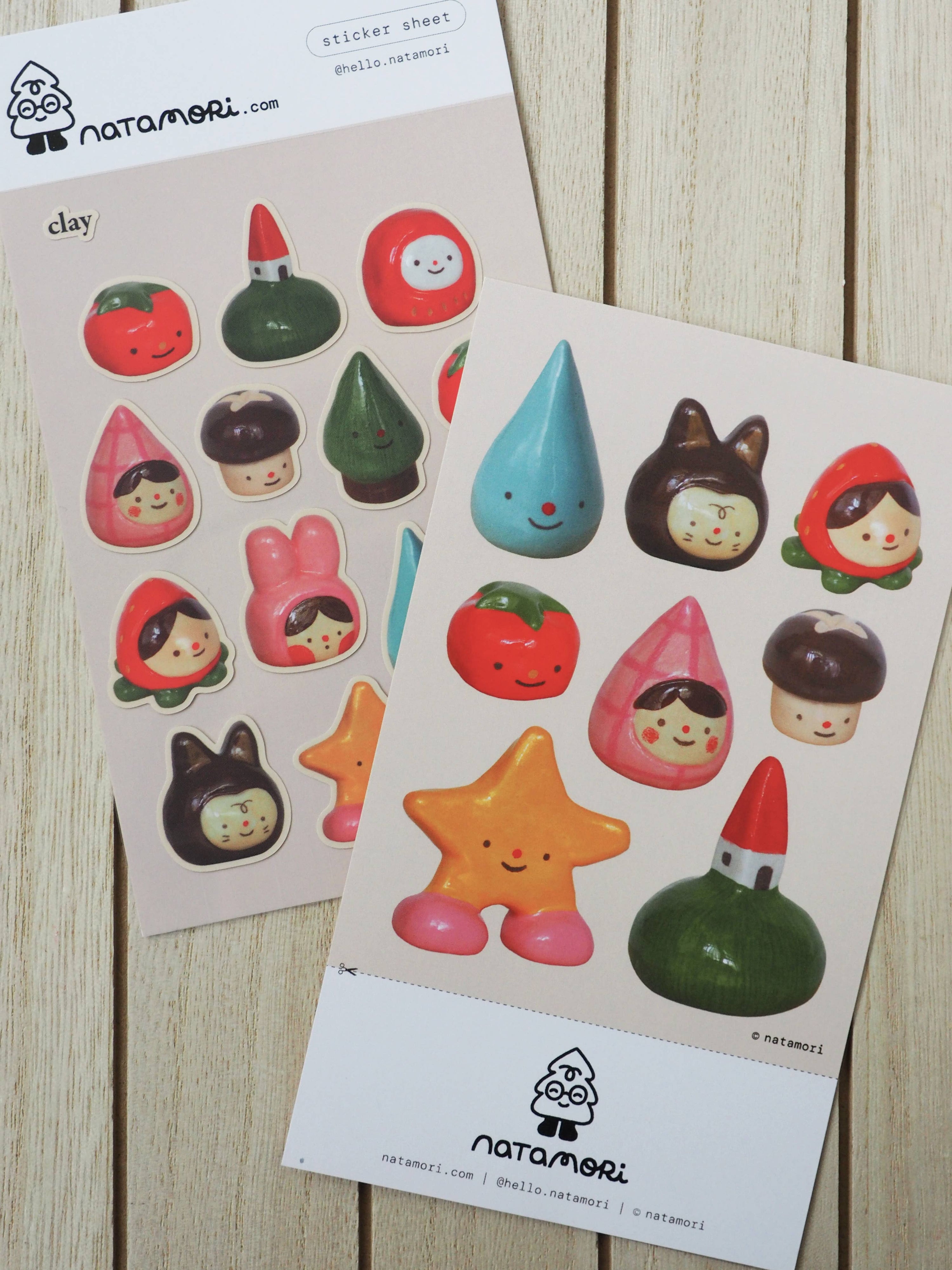 Clay • Sticker Sheet