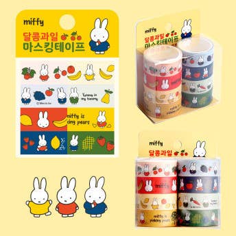 Miffy Sweet Fruit Deco Masking Tape 8Pcs SET
