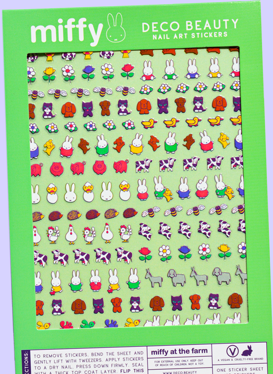 Nail Art Stickers - MIFFY AT THE FARM