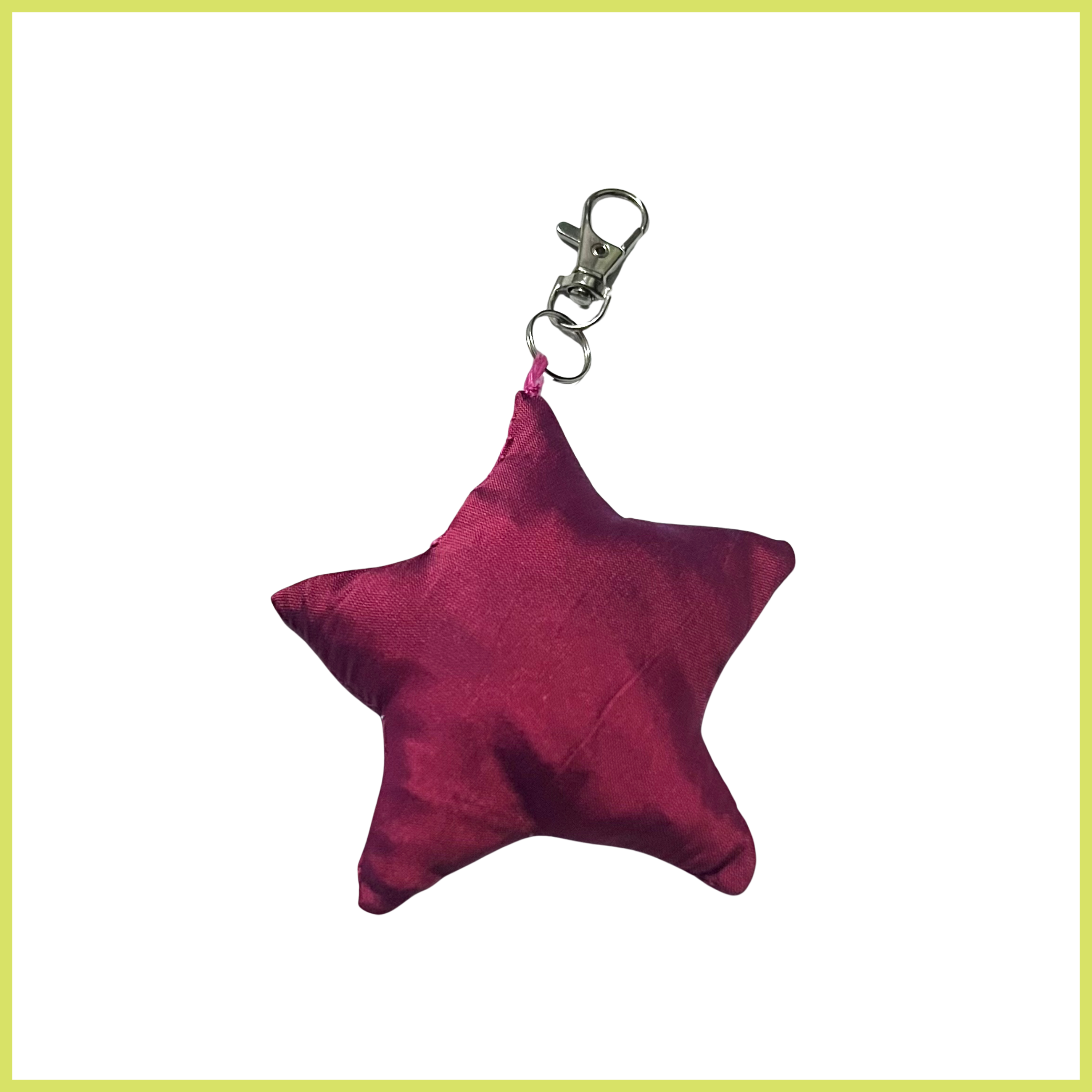 Berry Pink Bag Charm