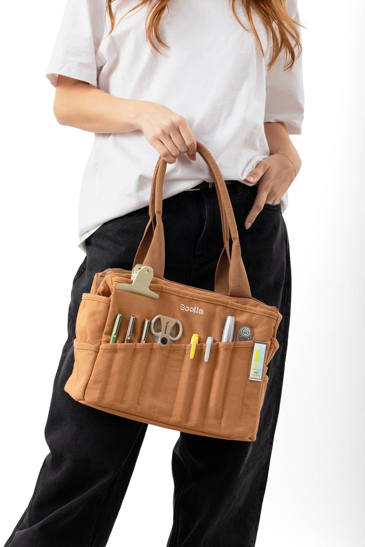 Soolla Studio Artist Bag, Forest Green, Craft Tool Bag