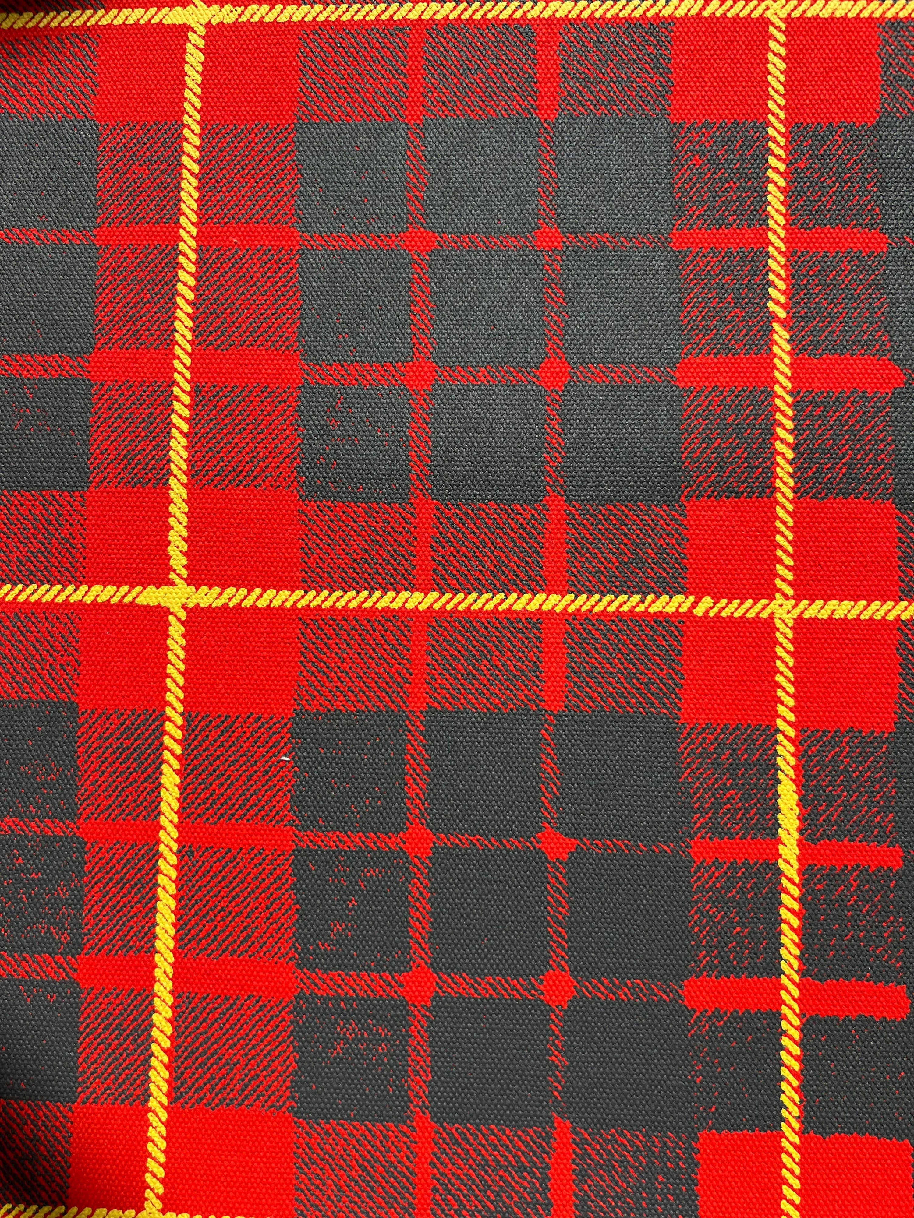 Tartan Plaid Flat Pencil