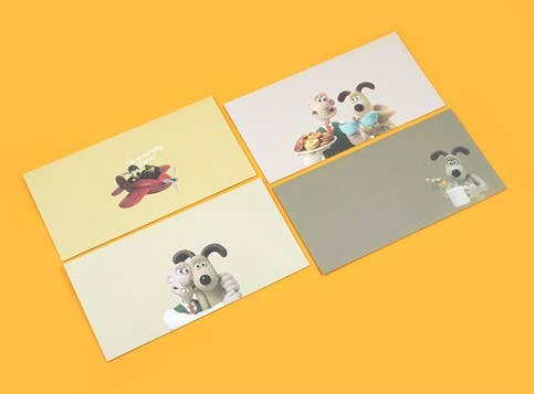 Wallace & Gromit Envelopes and Stickers set