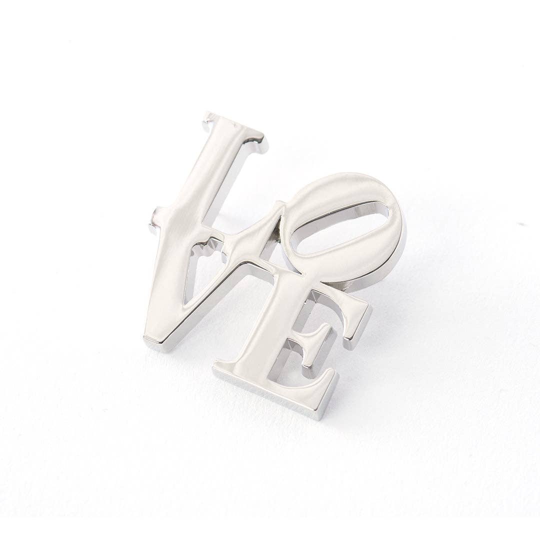 Love Pin - Silver