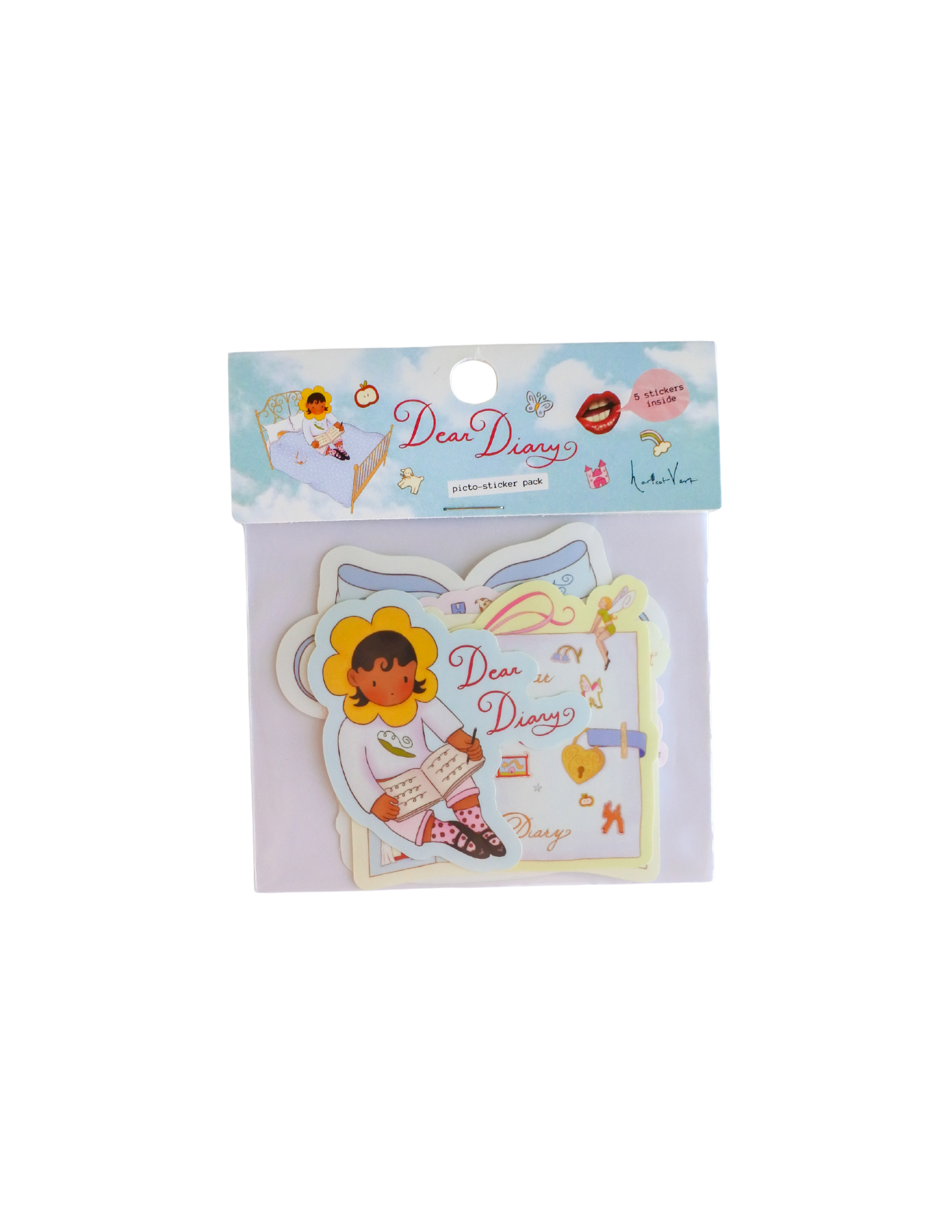 Dear diary sticker pack
