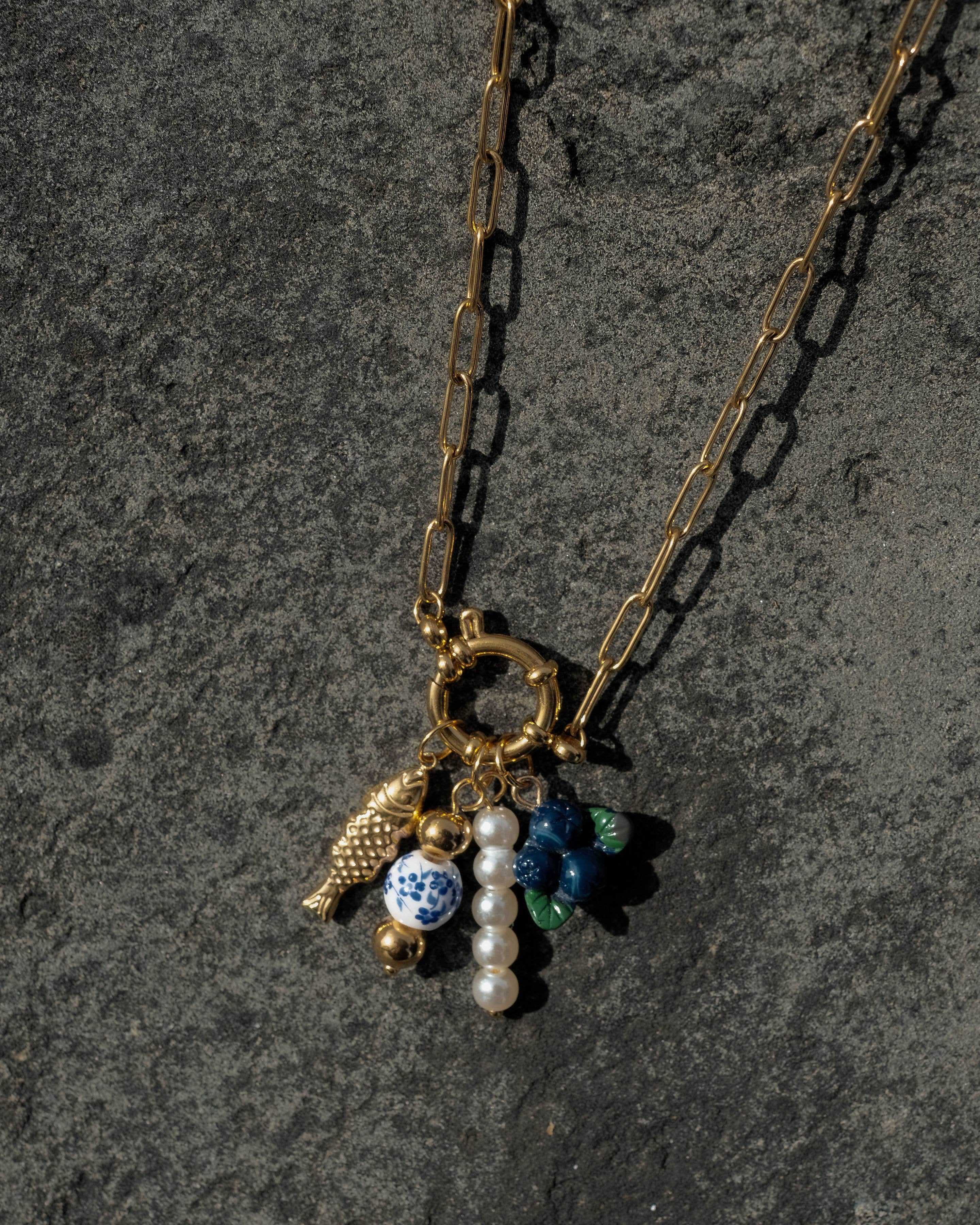 Milla Fish and Friends Charm Necklace