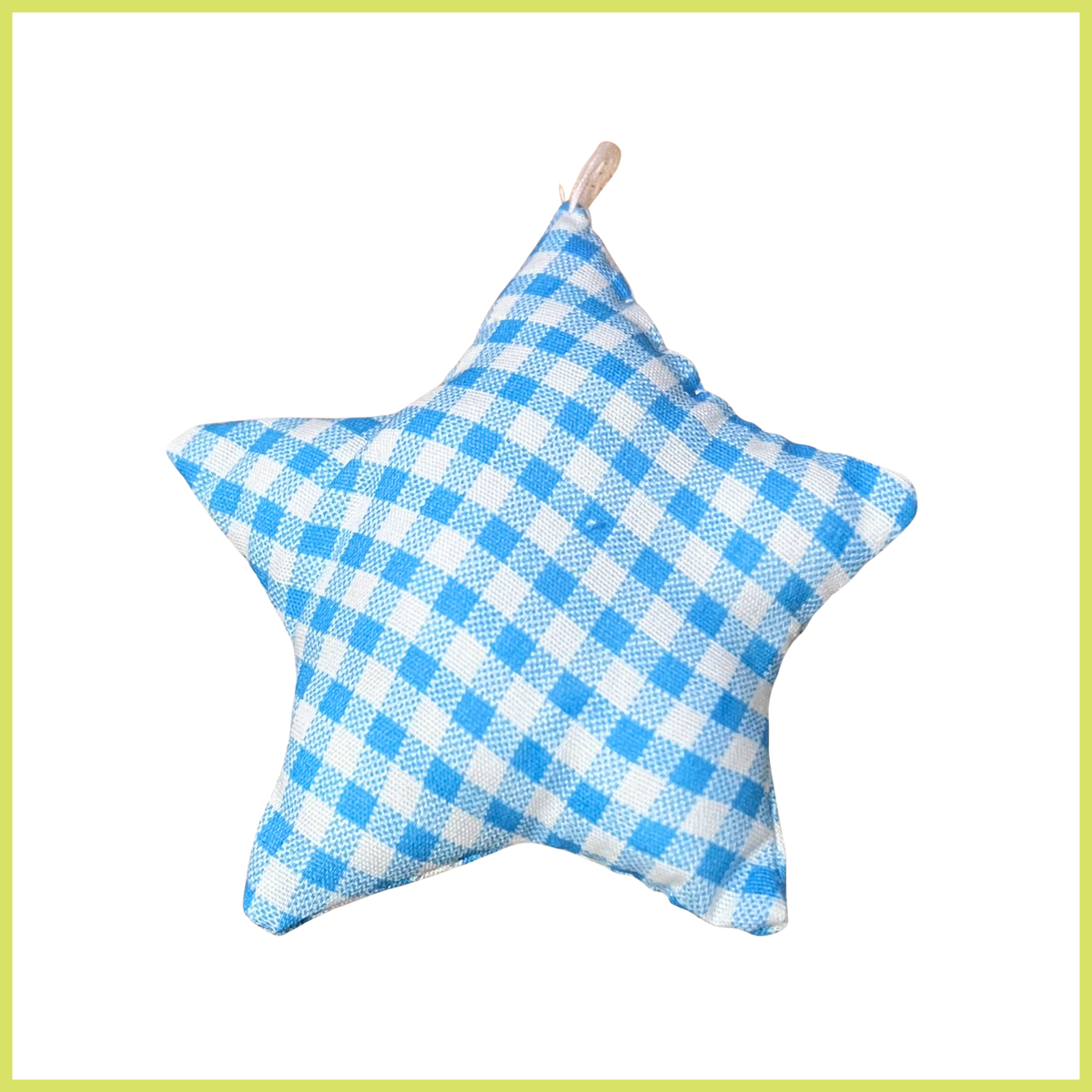 Blue Gingham Charm