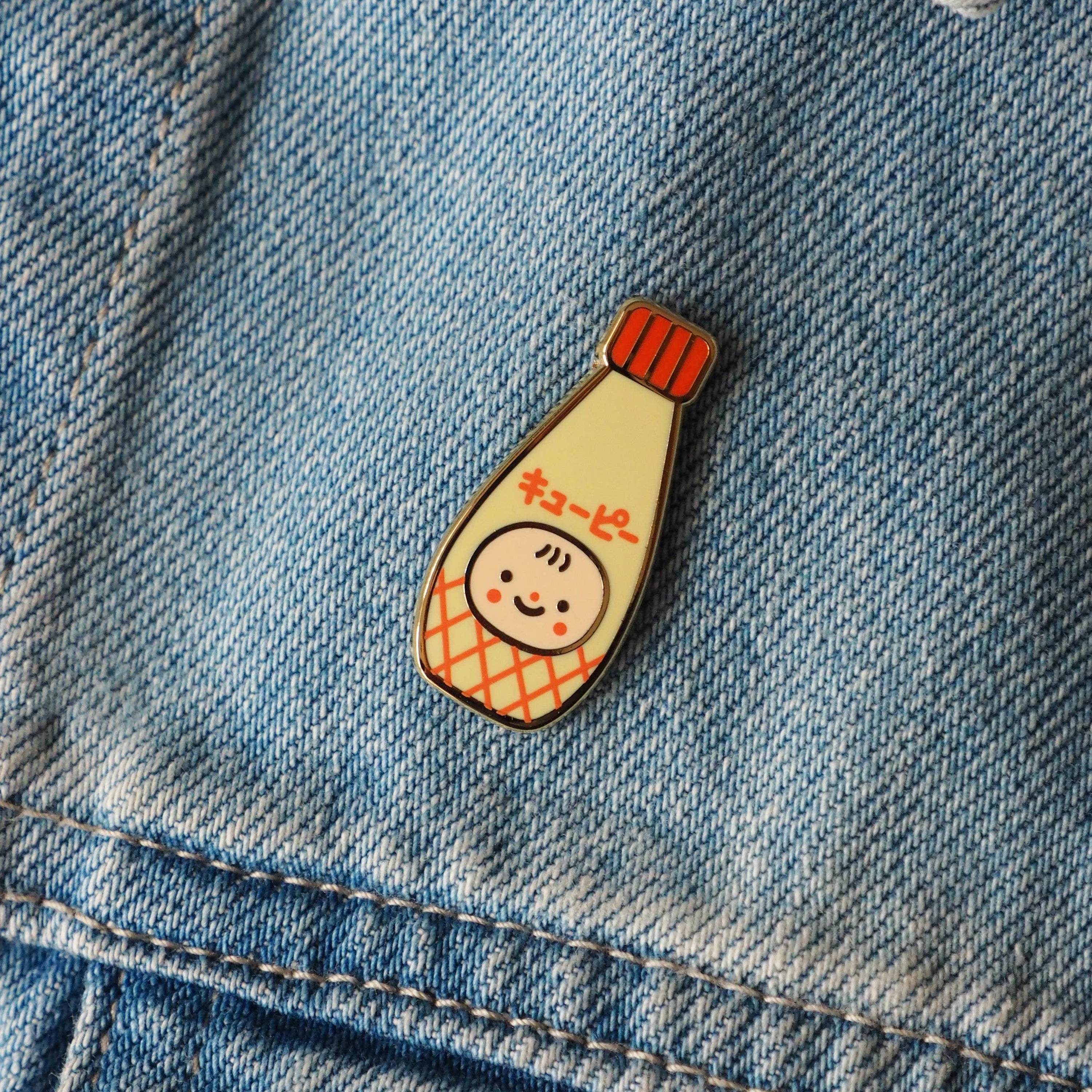 Kewpie mayo • enamel pin