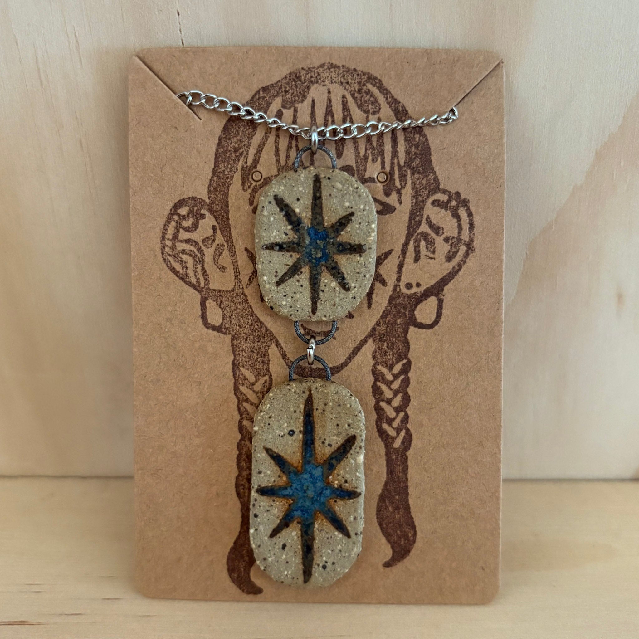 Two Stars Necklace