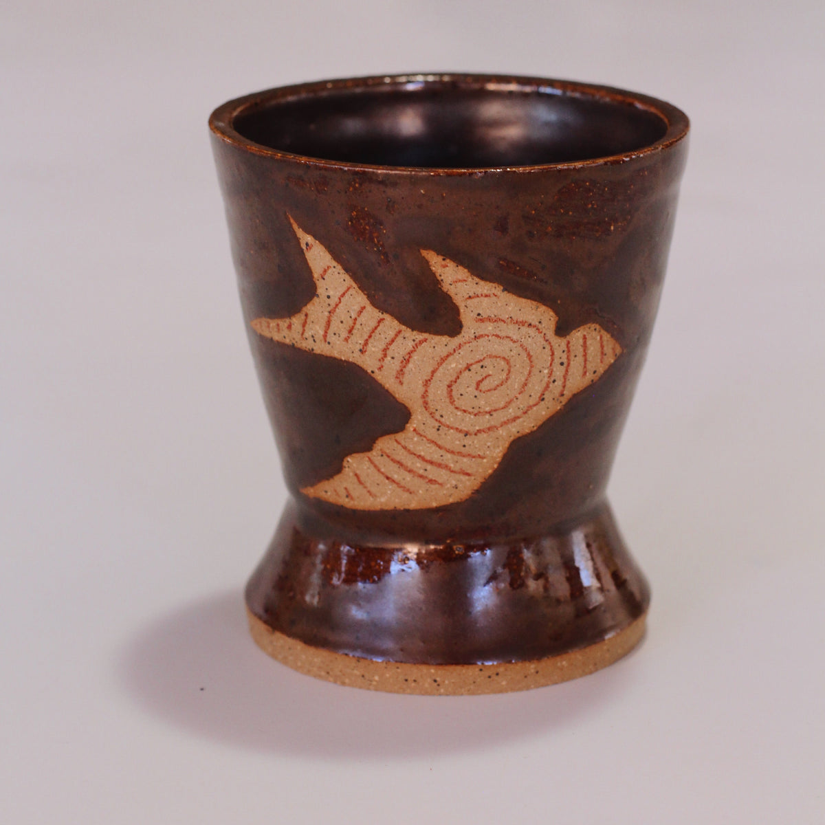 spiral bird cup