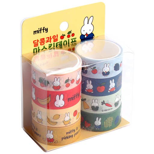 Miffy Sweet Fruit Deco Masking Tape 8Pcs SET