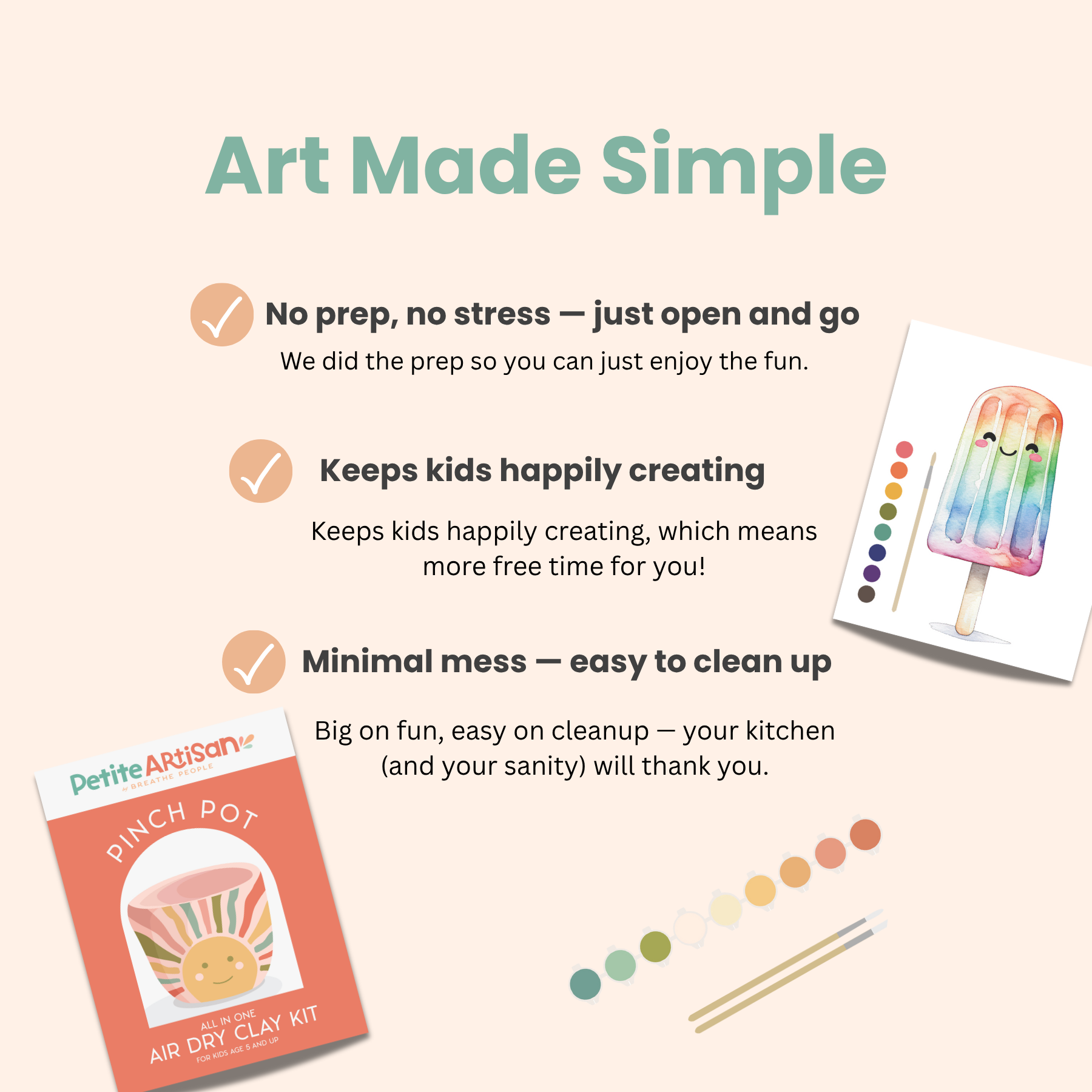 DIY Kit — Make and Paint Your Own Pinch Pot