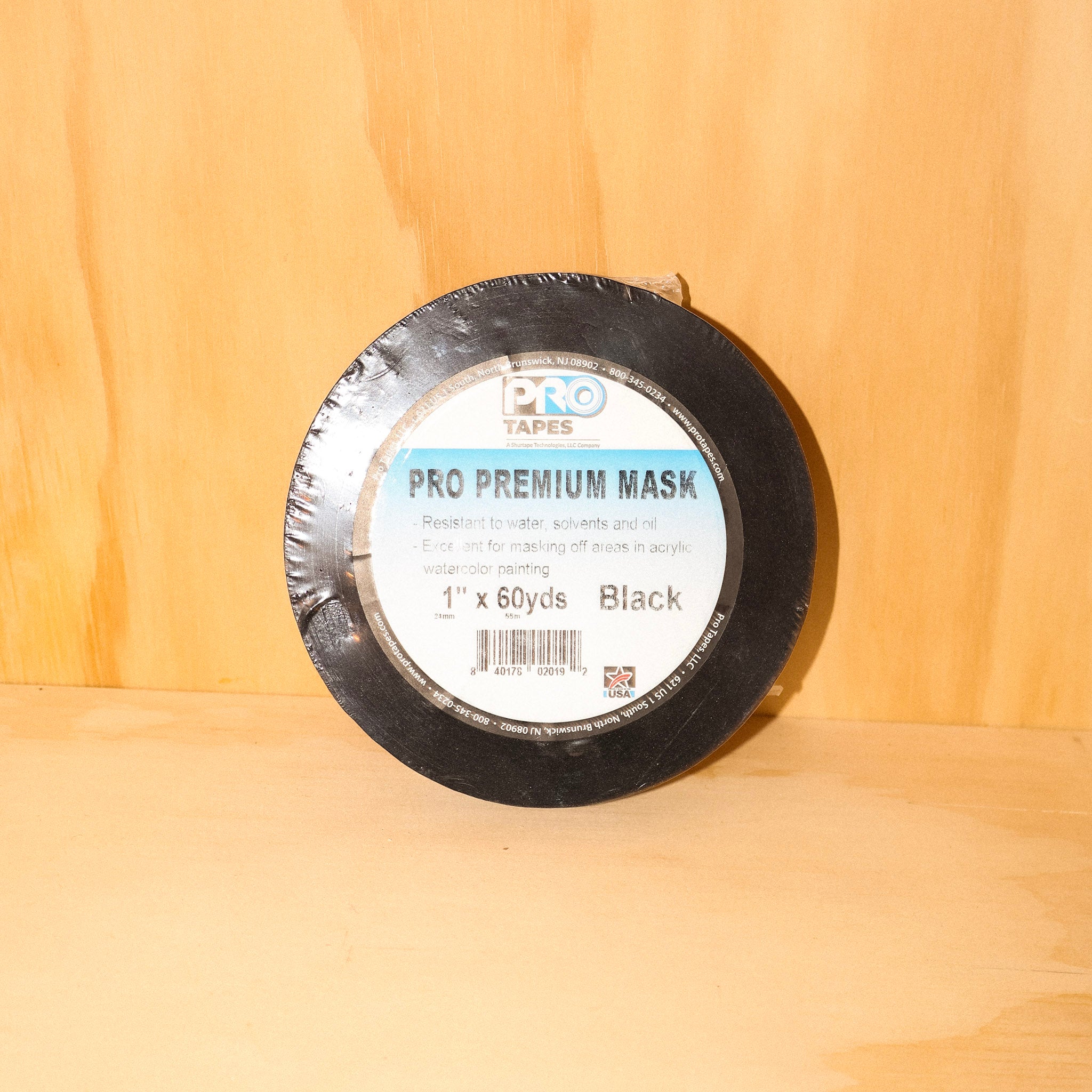 Black Masking Tape 1 in.