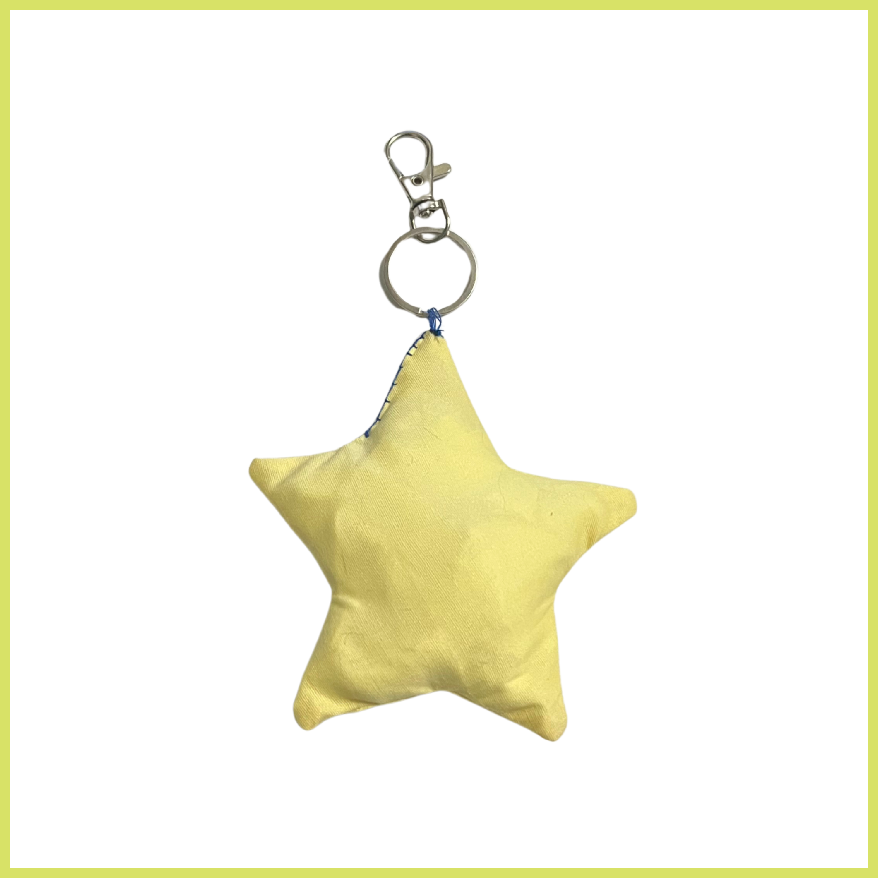 Butter Yellow Star Bag Charm