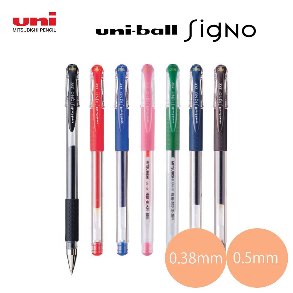 MITSUBISUNI UNI BALL SIGNO GEL INK BALLPOINT CAP TYPE