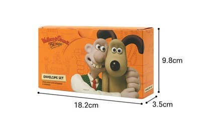 Wallace & Gromit Envelopes and Stickers set