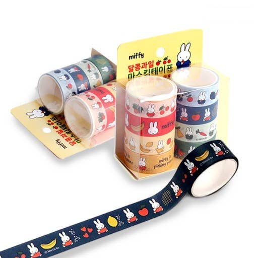 Miffy Sweet Fruit Deco Masking Tape 8Pcs SET