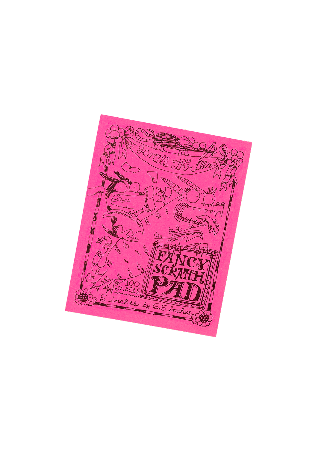 Fancy scratch pad: White