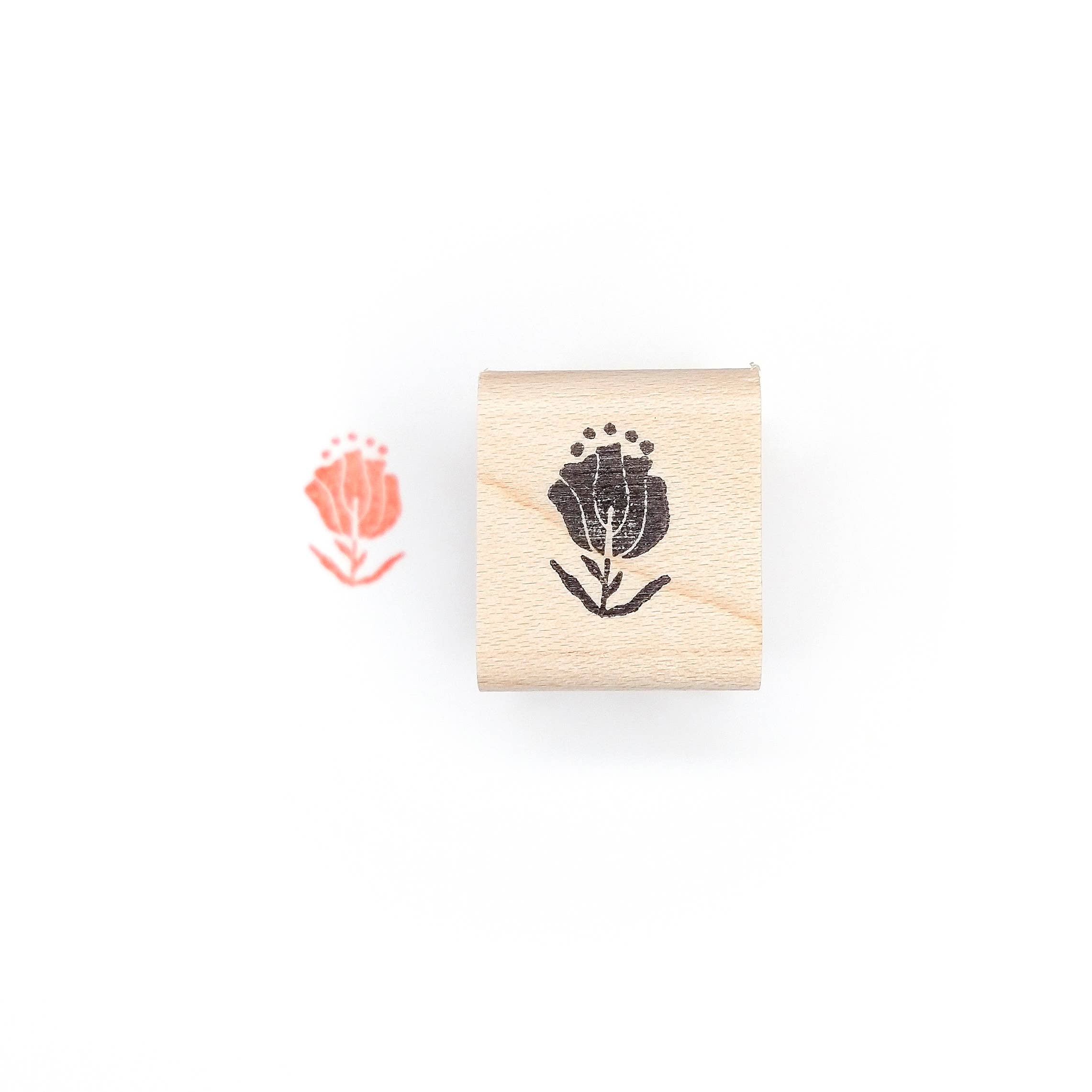 Dotted Flower Mini Stamp