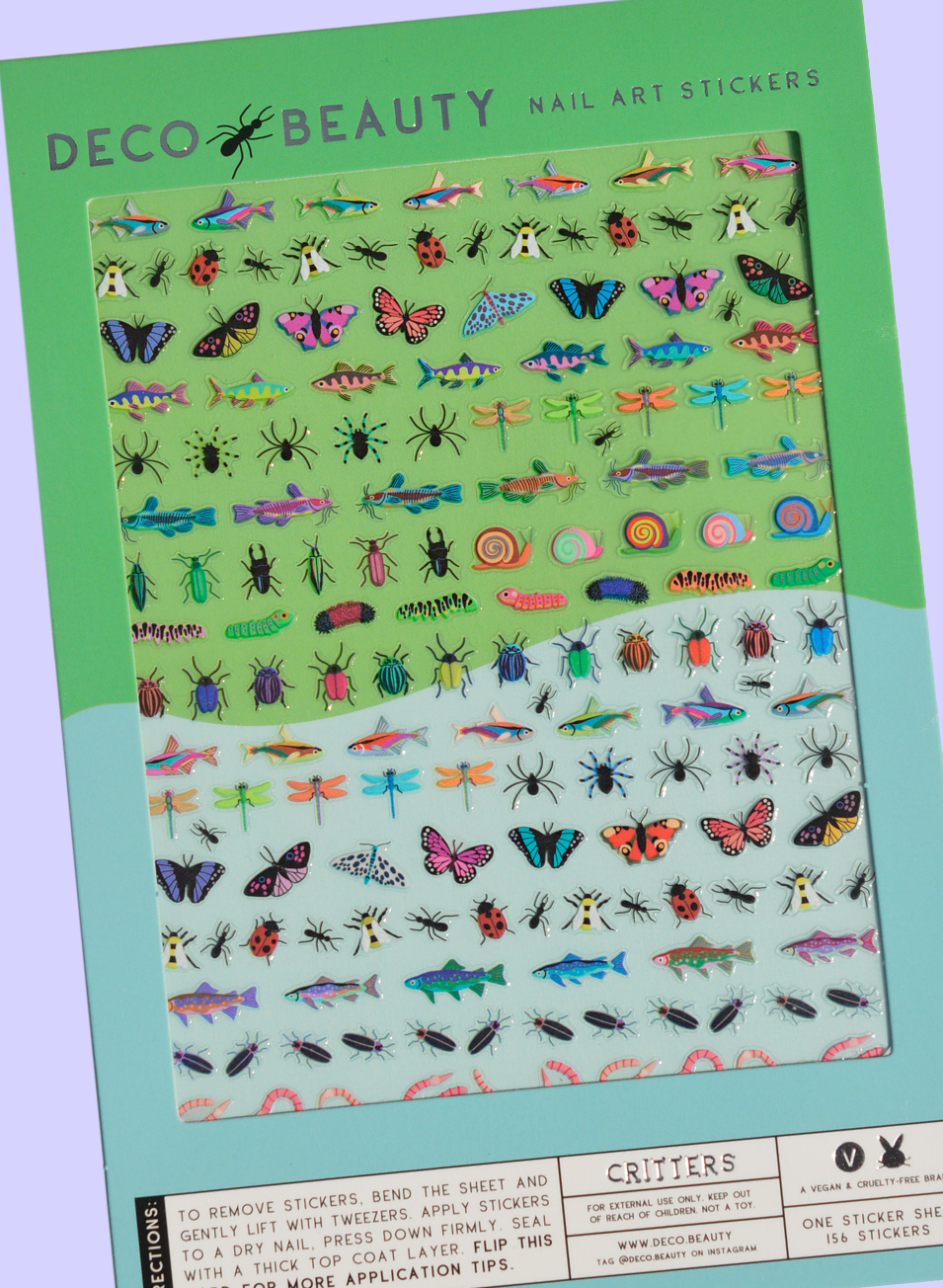 Nail Art Stickers - CRITTERS