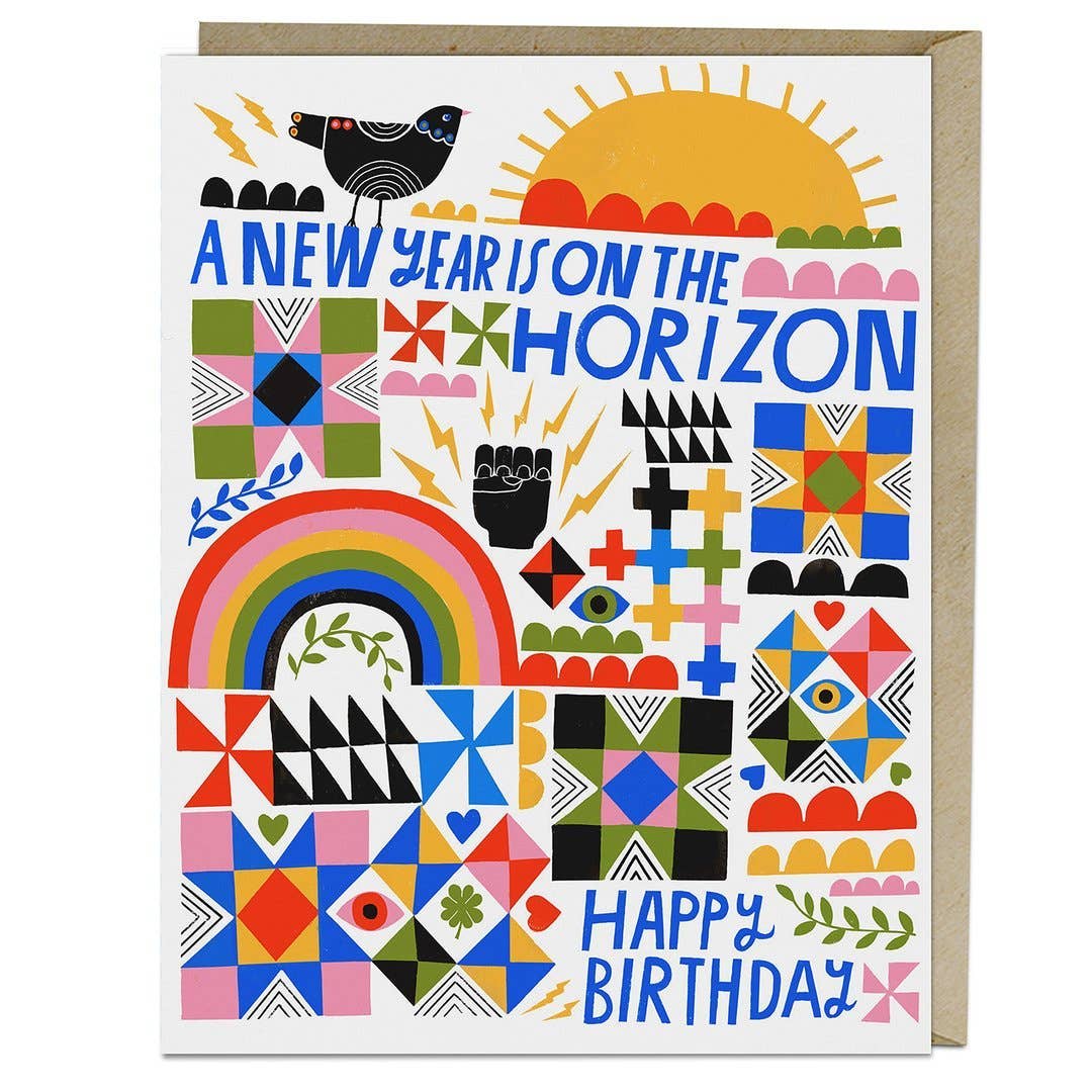 Lisa Congdon A New Year Birthday Card
