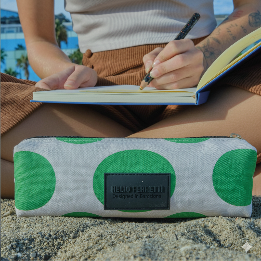PENCIL CASE  LIME GREEN HF