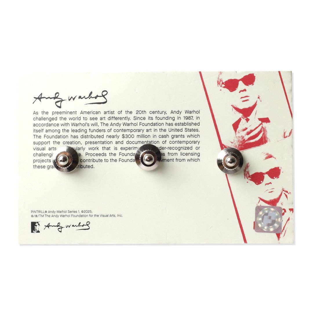 Warhol Flowers Pin Set