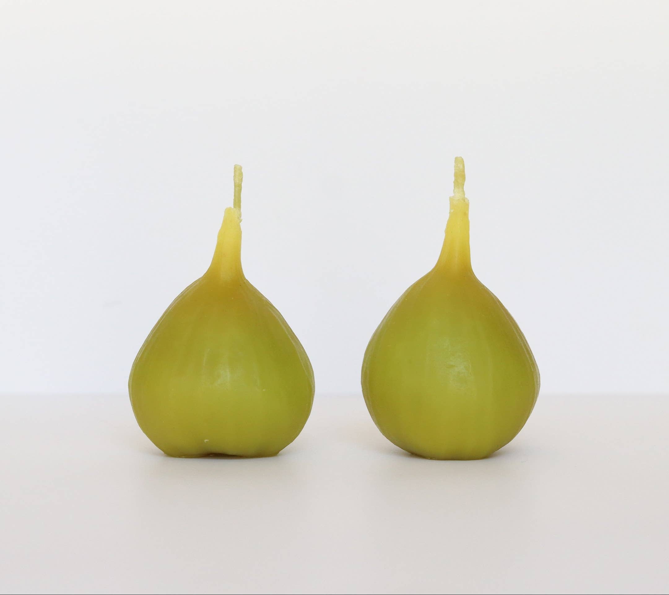 Candy Strip Green Fig Beeswax Candle