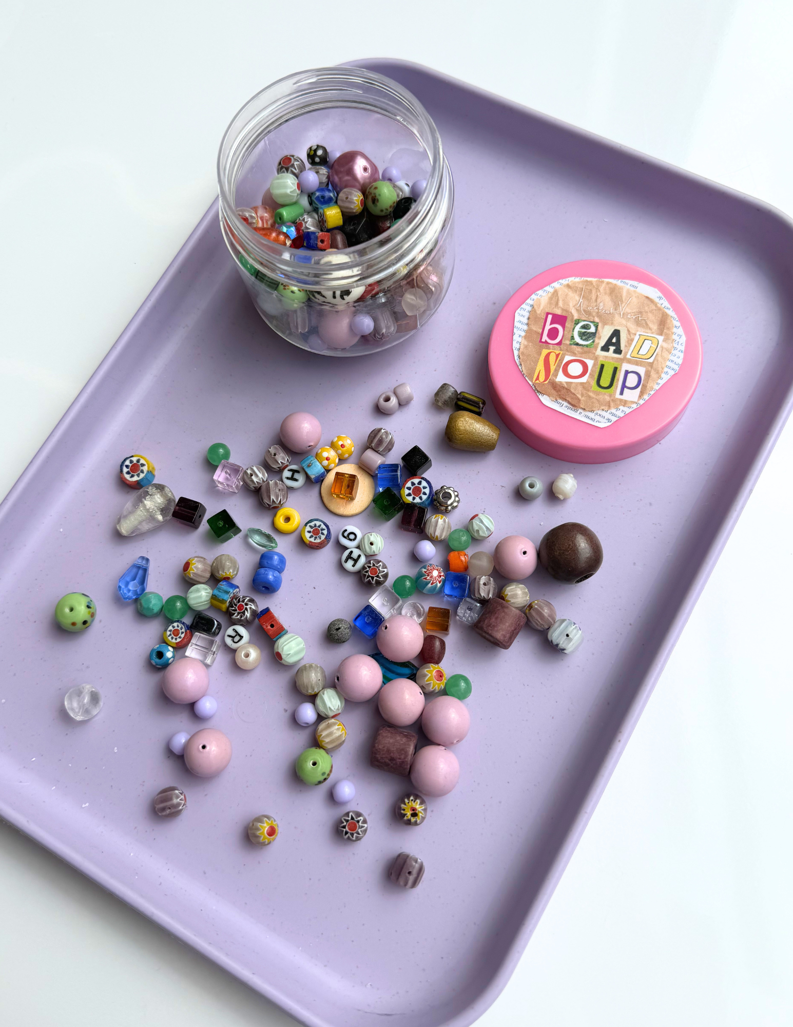 Bead soup - curated vintage beads