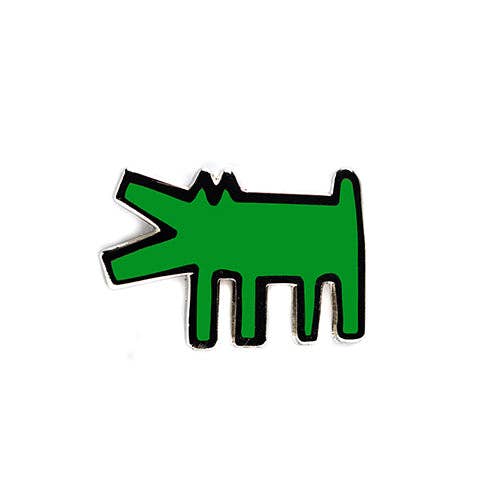 Barking Dog Pin - Green