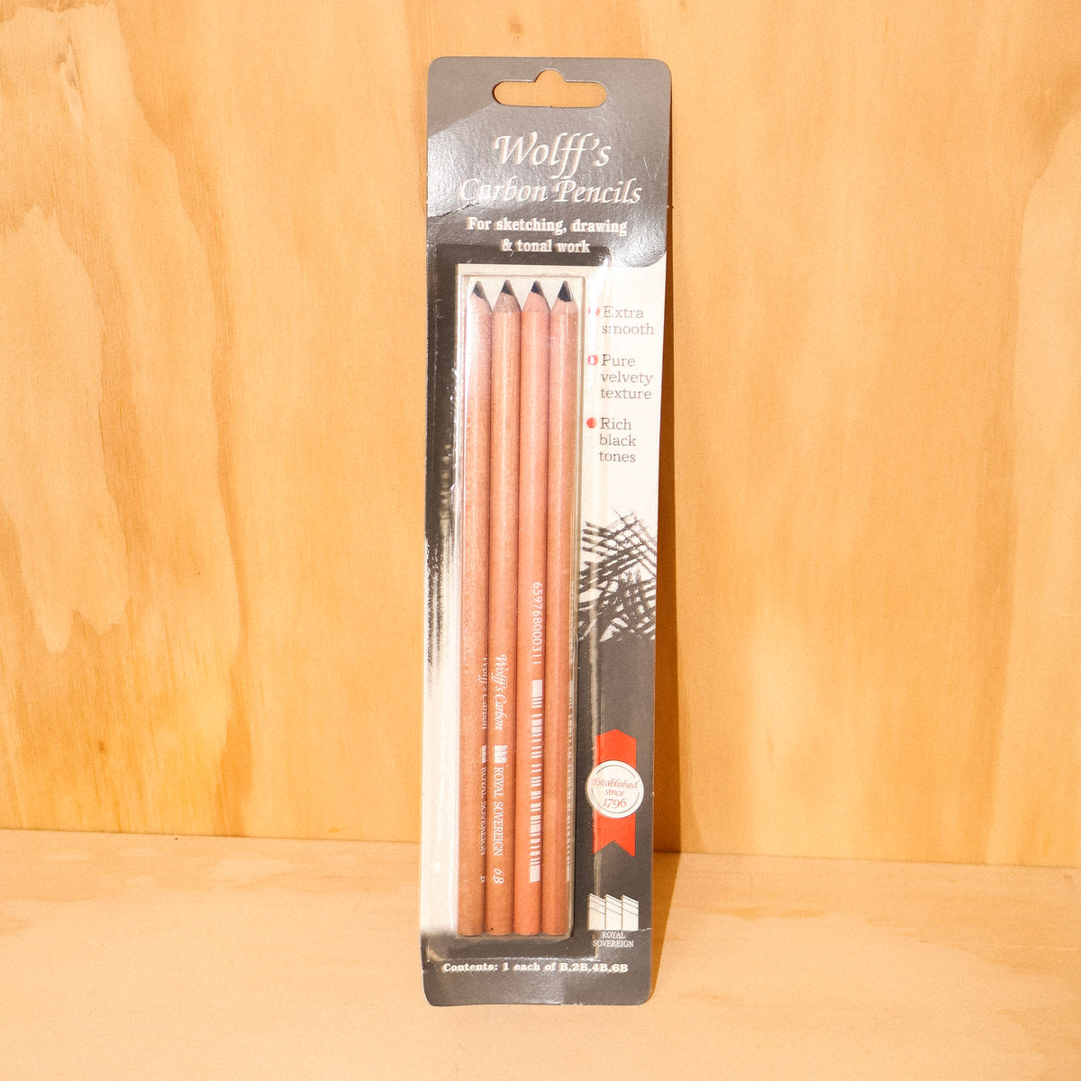 Wolff's Carbon Pencil Set of 4