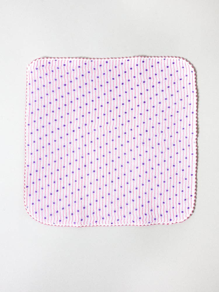 Haikara Little Handkerchief Pattern - Sudare Pink
