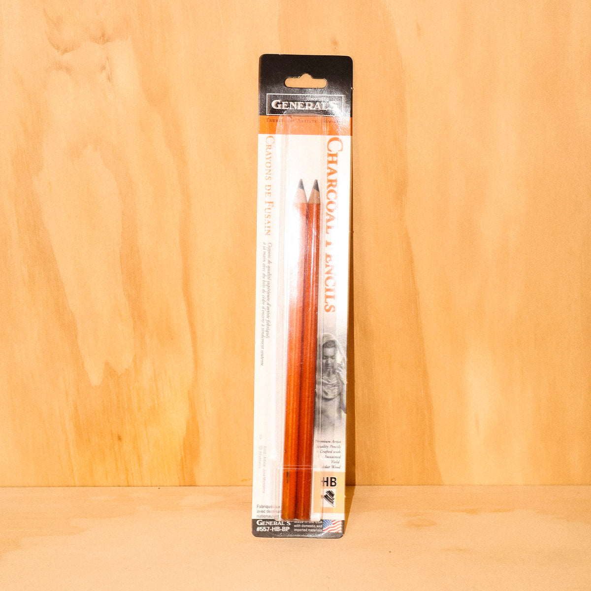Charcoal Pencil HB 2pk