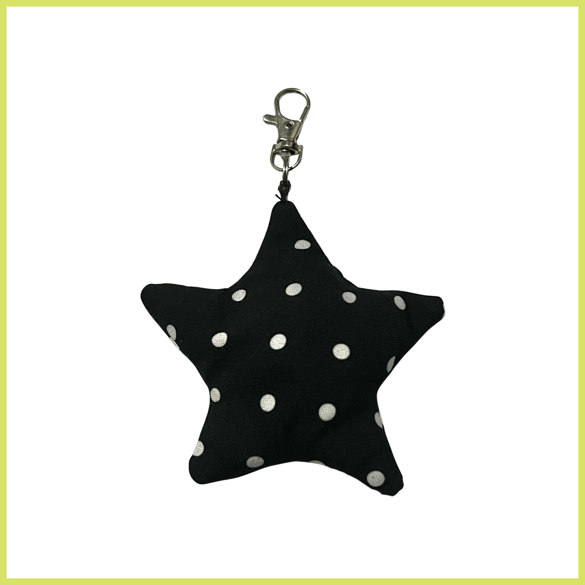 Black Polka Dot Bag Charm