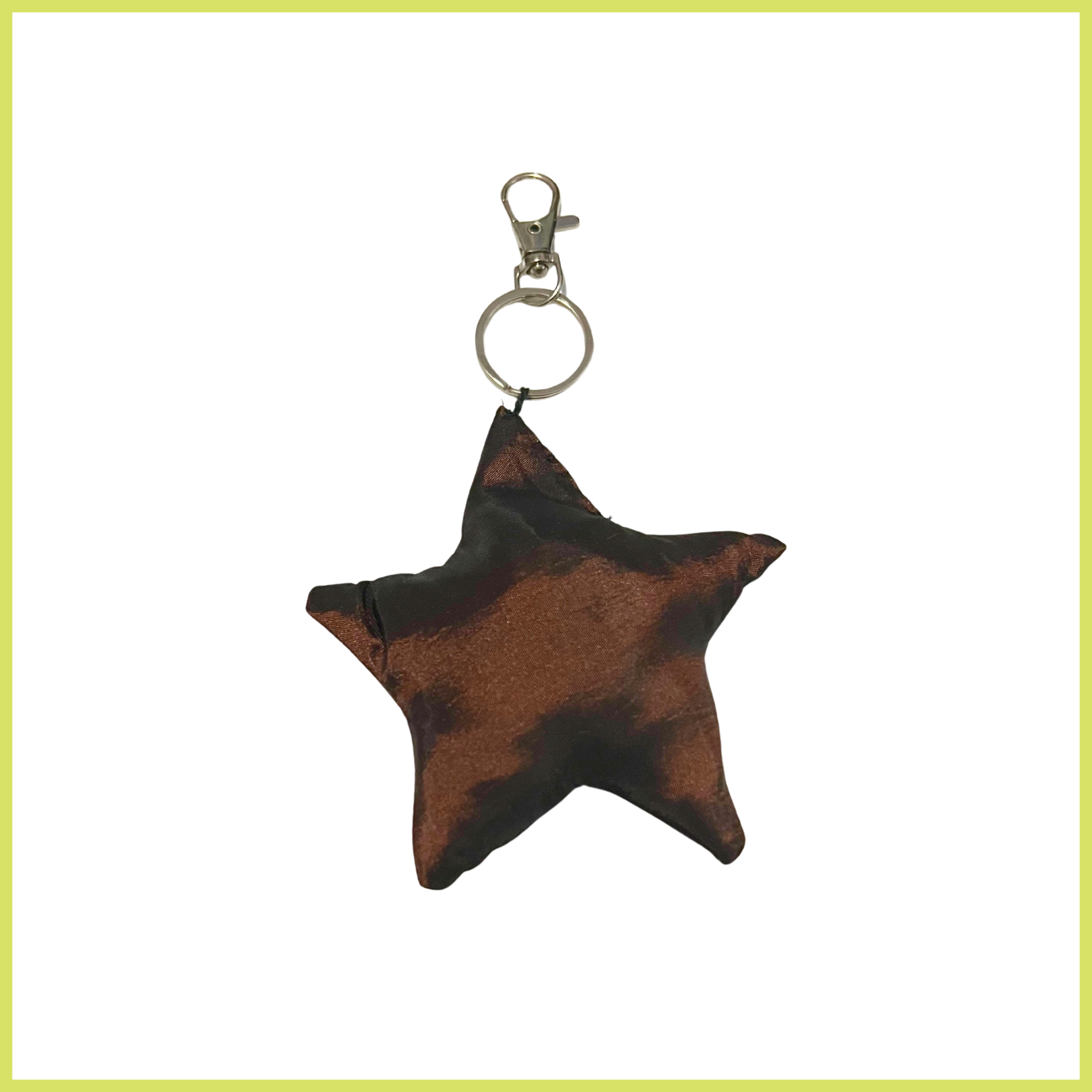 Chocolate Brown Bag Charm
