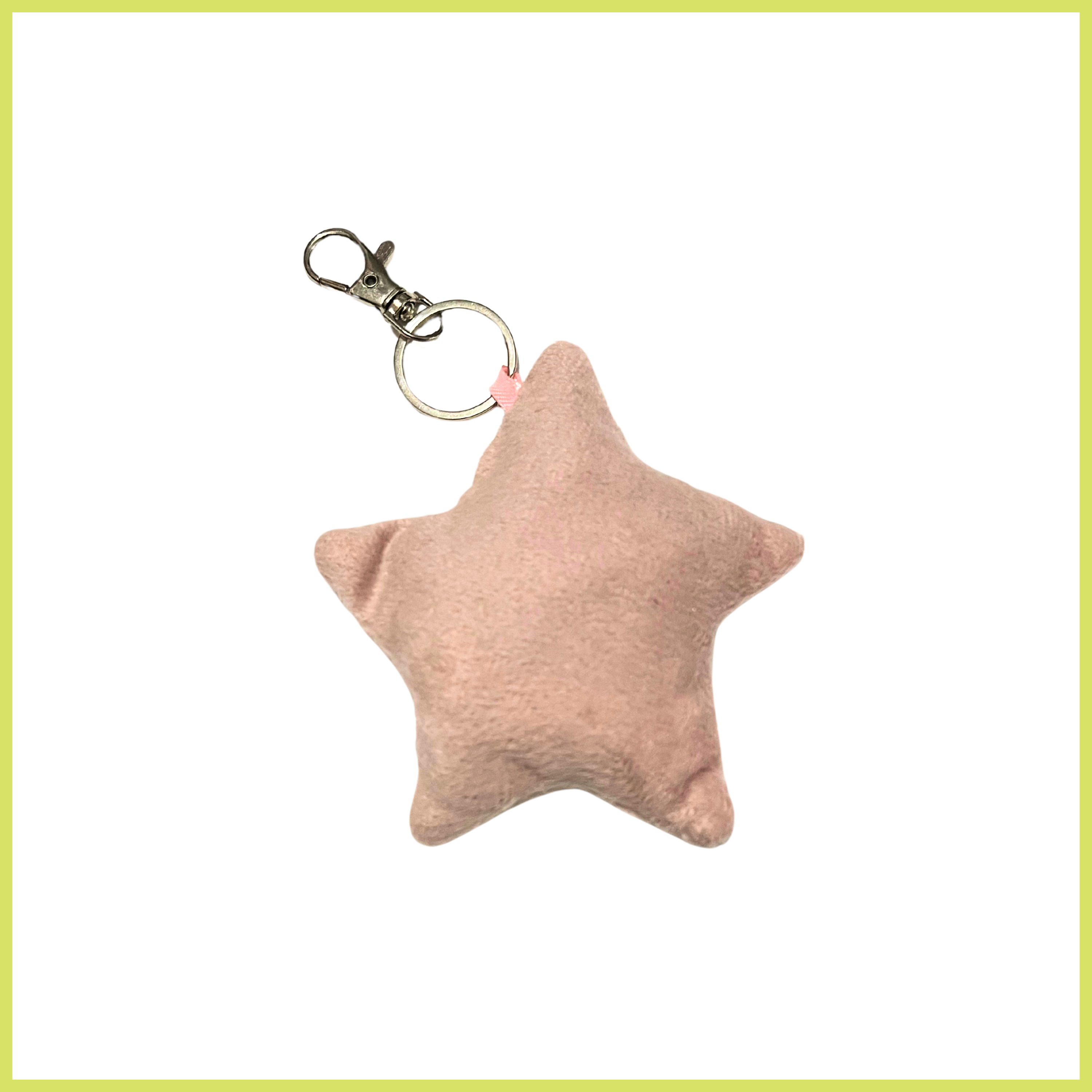 Pink Faux Fur Bag Charm