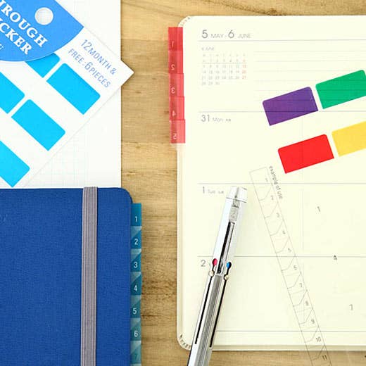 See Through Index Sticker