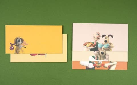 Wallace & Gromit Envelopes and Stickers set