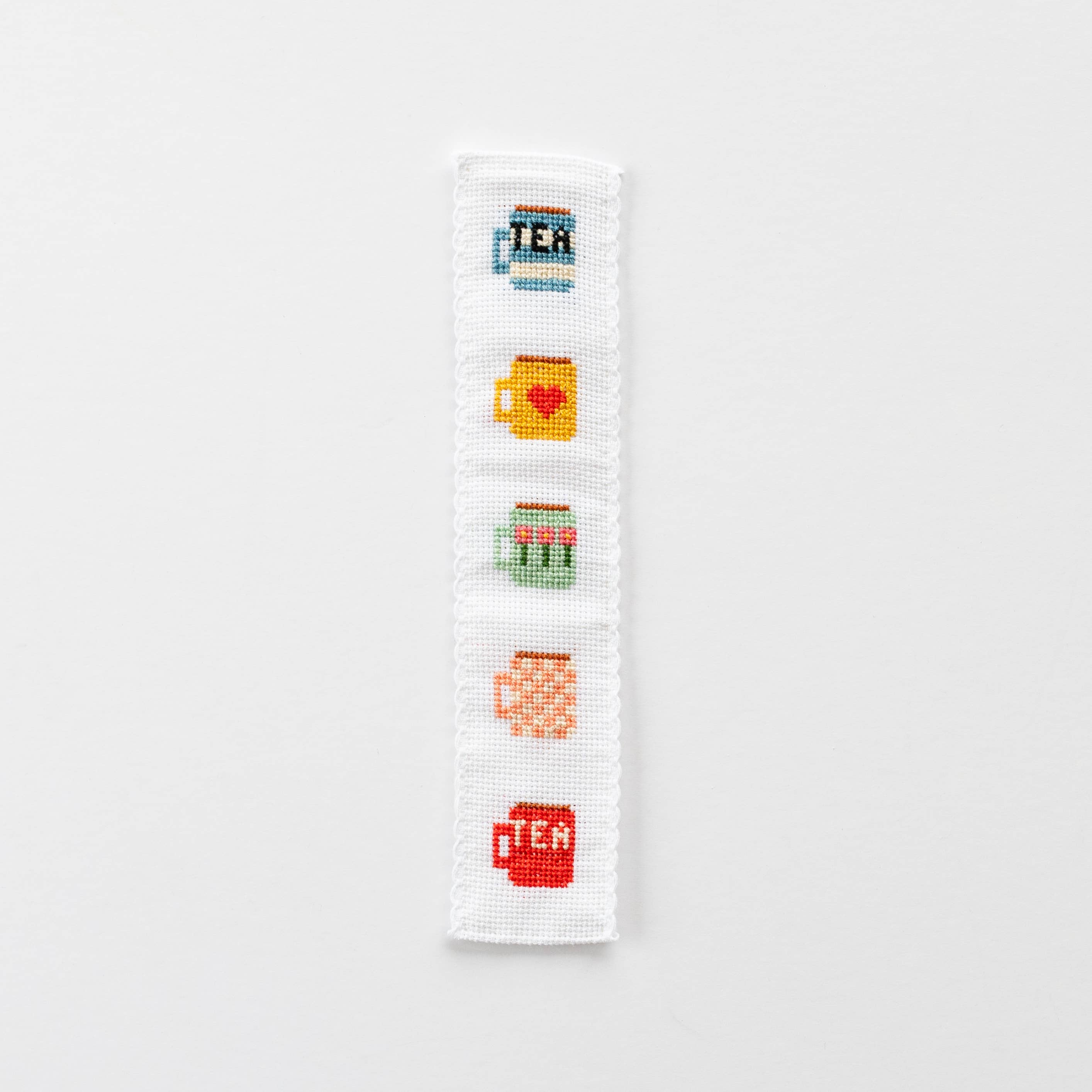 Tea/Mugs Cross Stitch Bookmark Kit