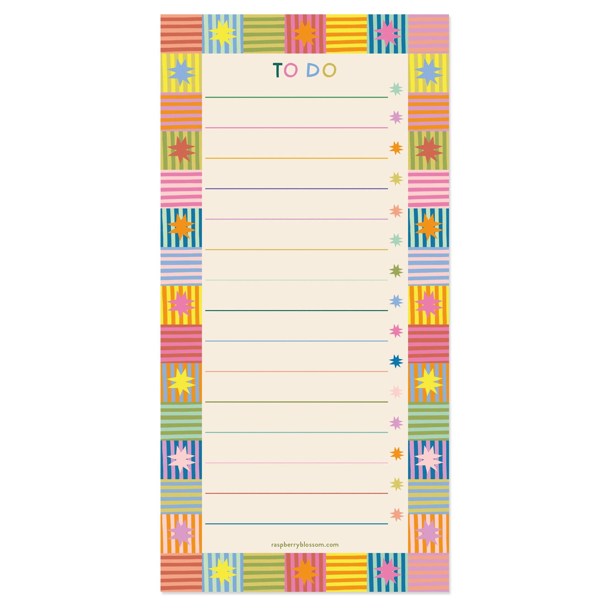 Rainbow Stripe List Pad (HAP44)