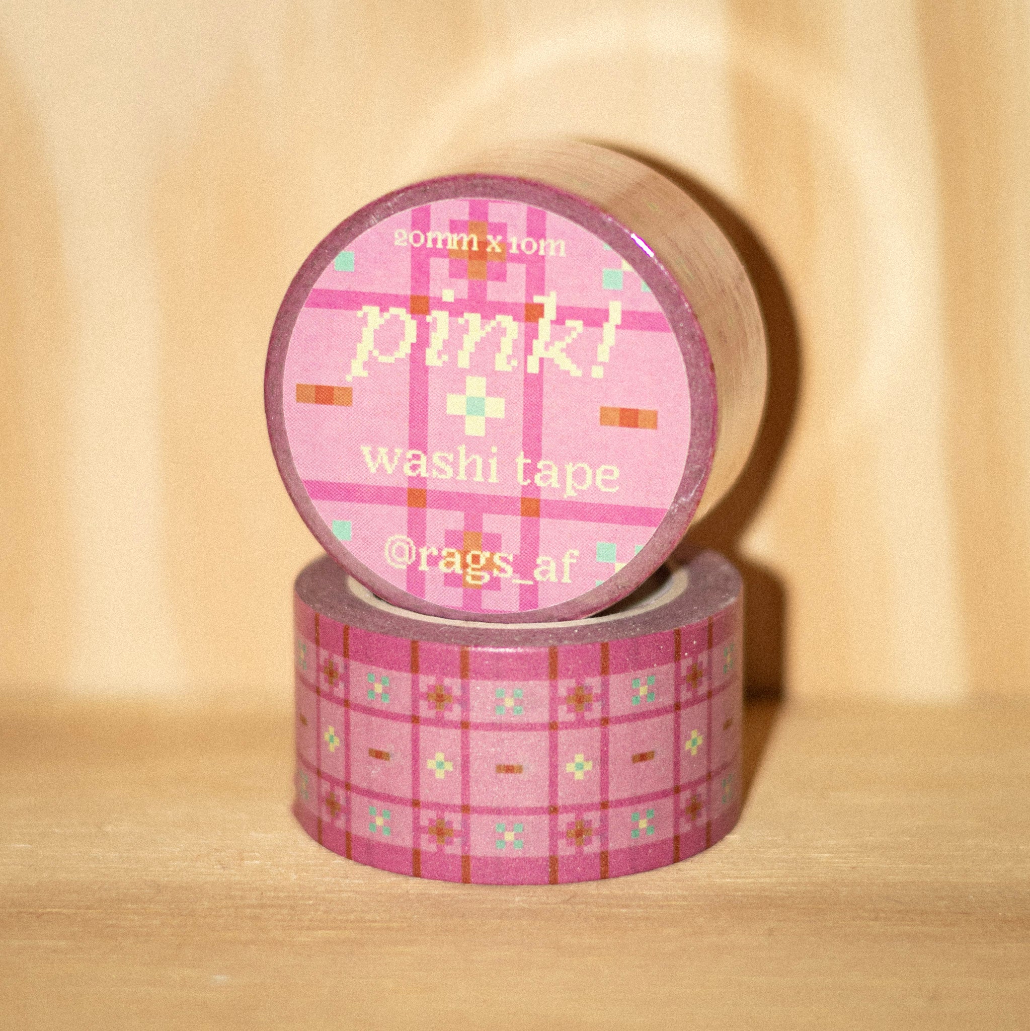 Pink Patterned! Washi Tape