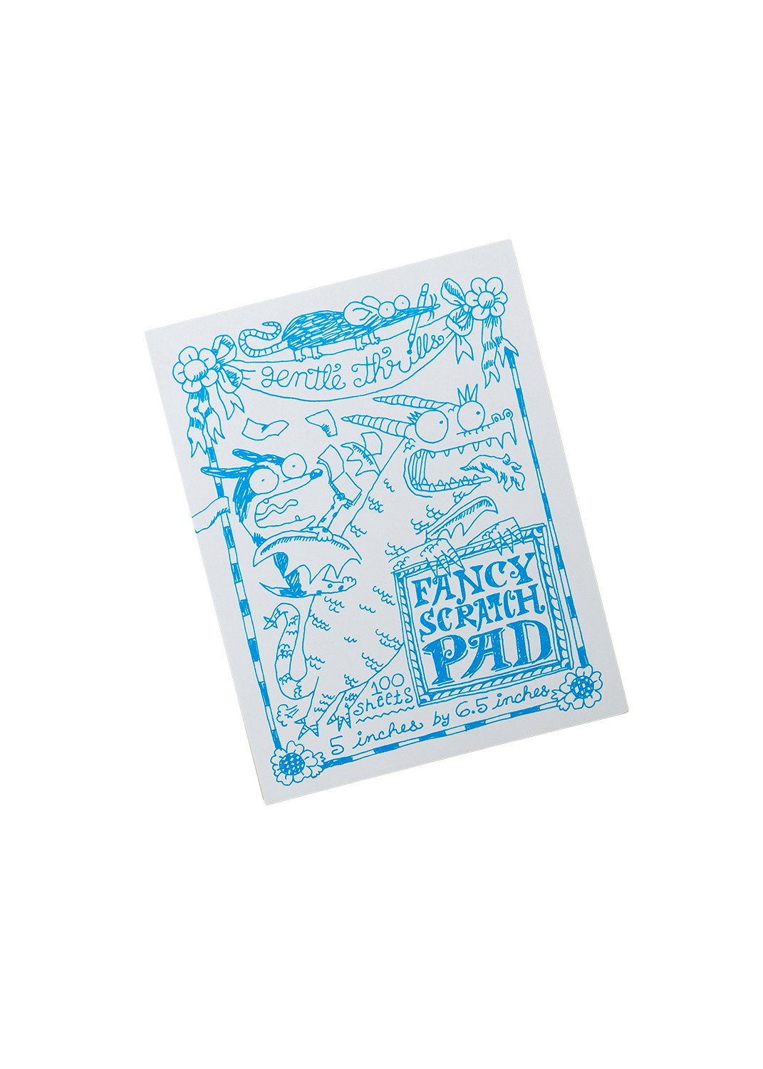 Fancy scratch pad: White