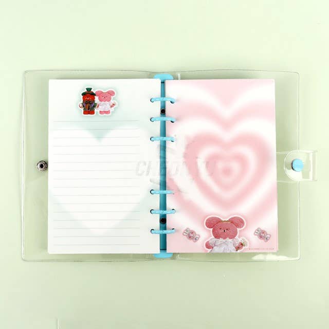 Wasabi Bear 6-Ring Undated Planner Dairy Journal