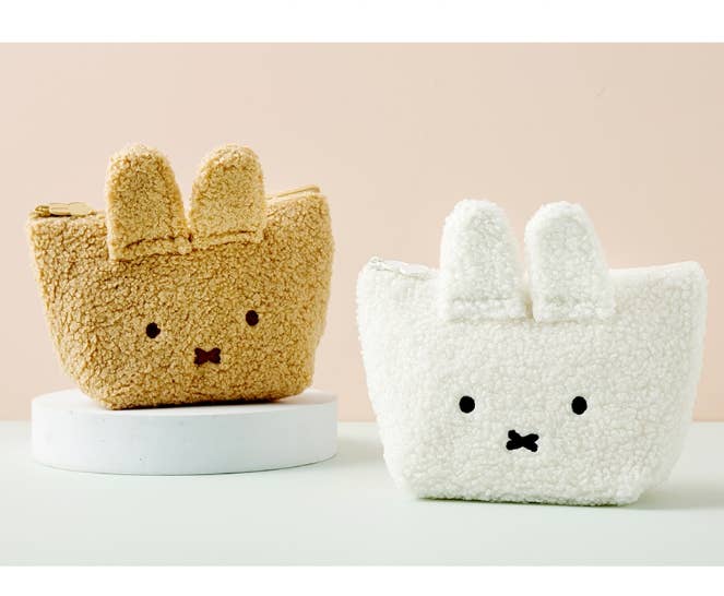 Miffy Face Fuzzy Cozy Multi Pouch