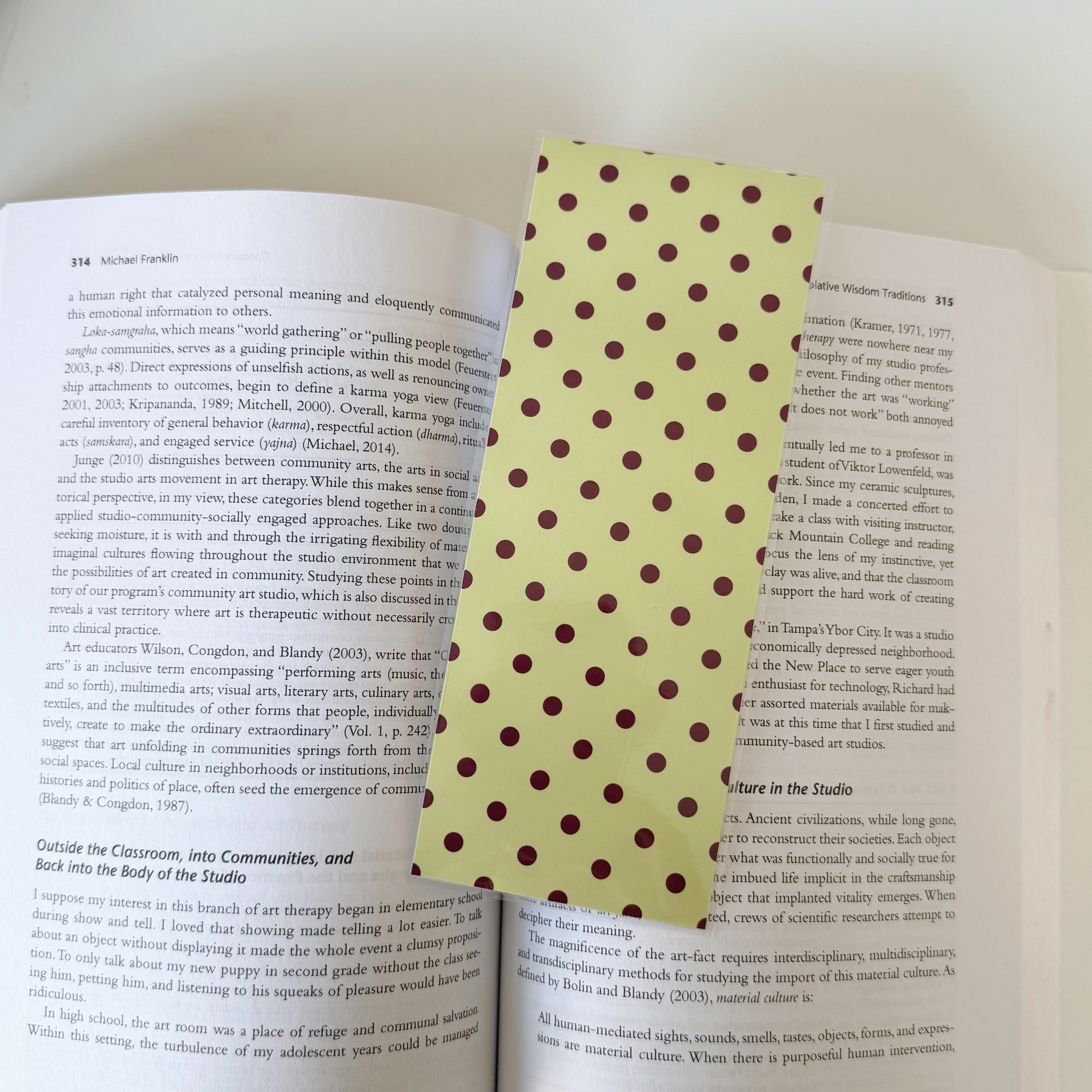 polka dotz bookmark