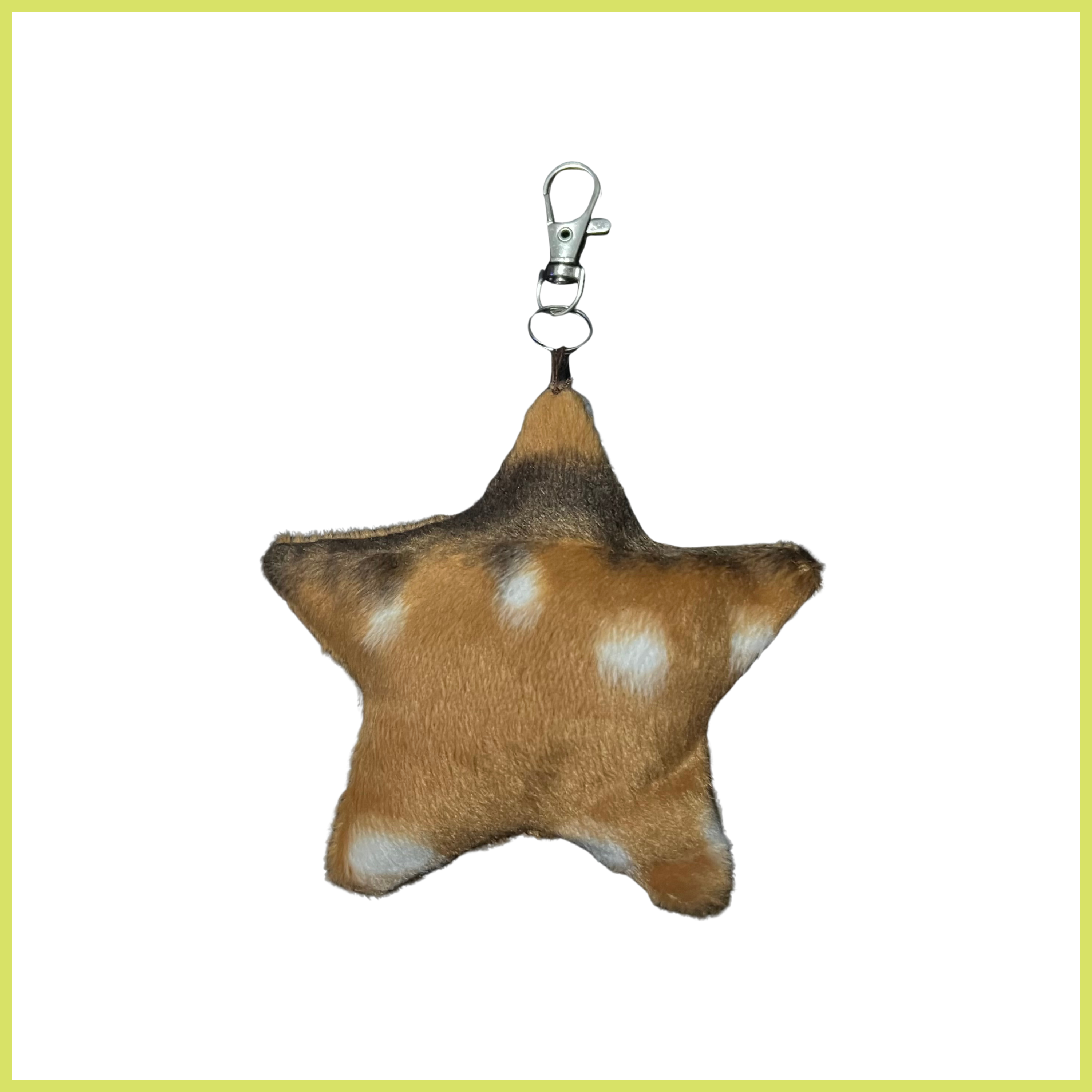 Deer Print Bag Charm