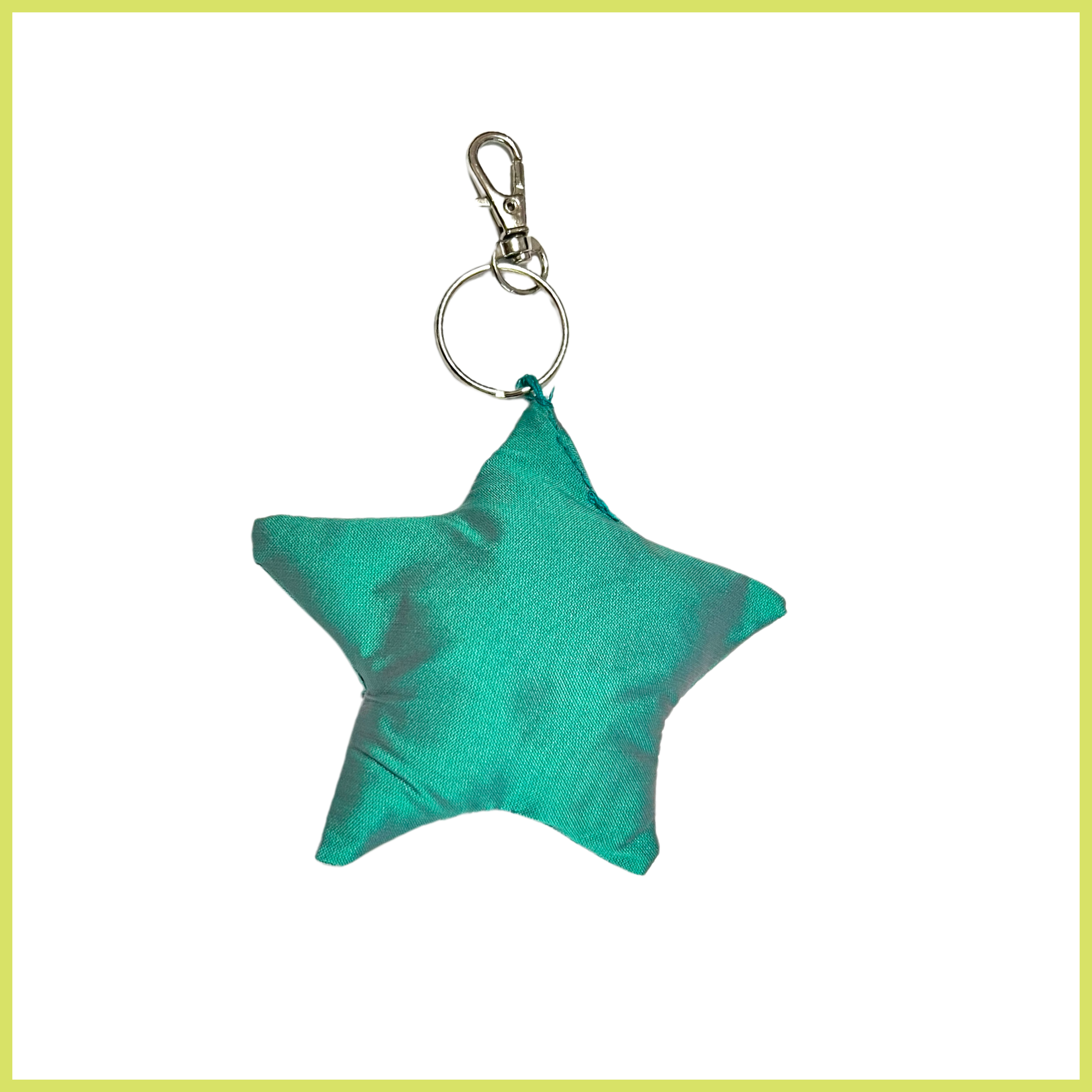 Light Green Star Bag Charm