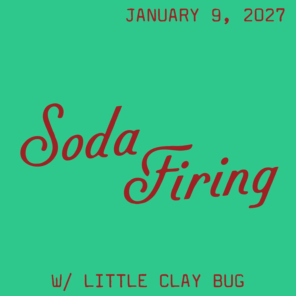 Soda Firing!