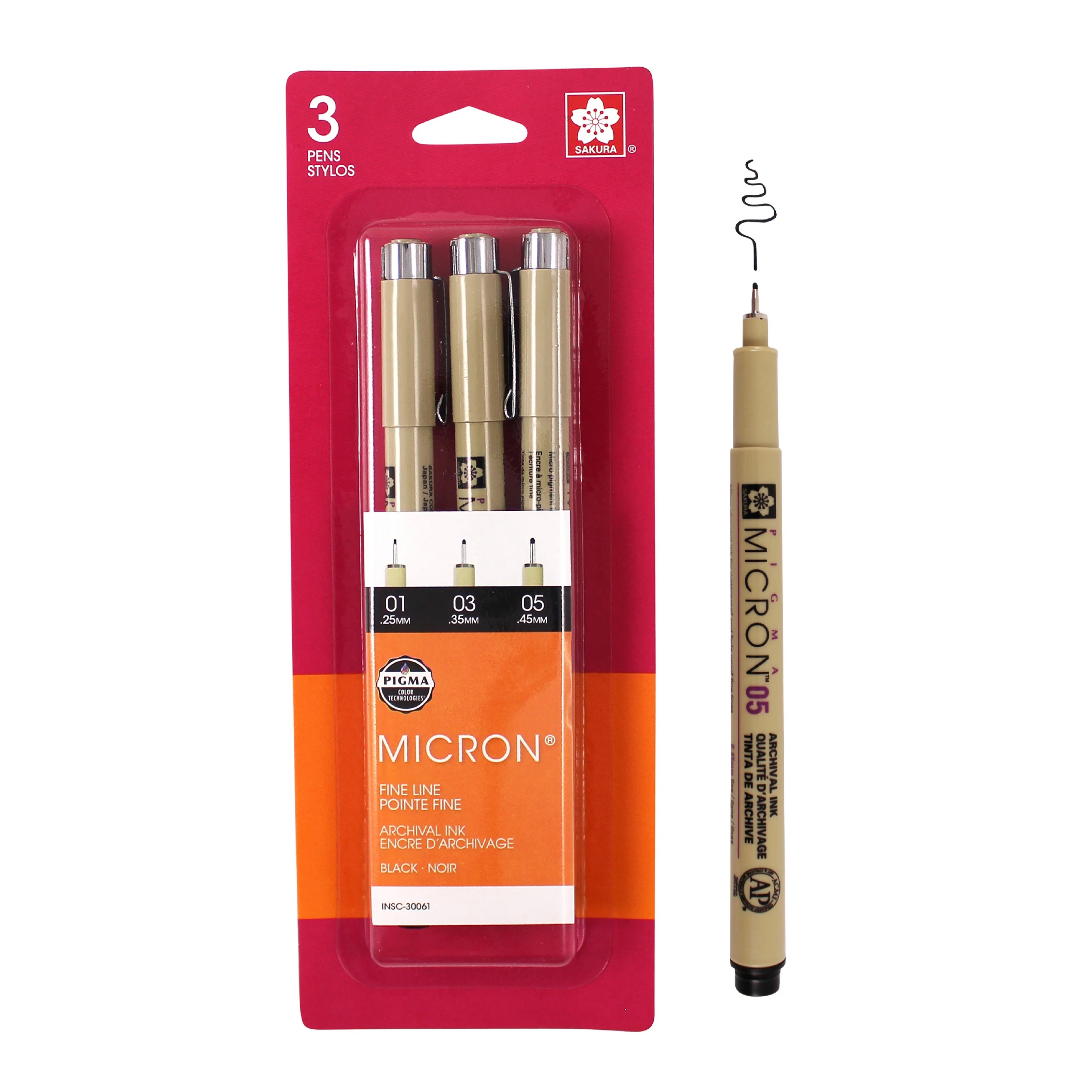 Sakura Pigma Micron Pen (3PCK)