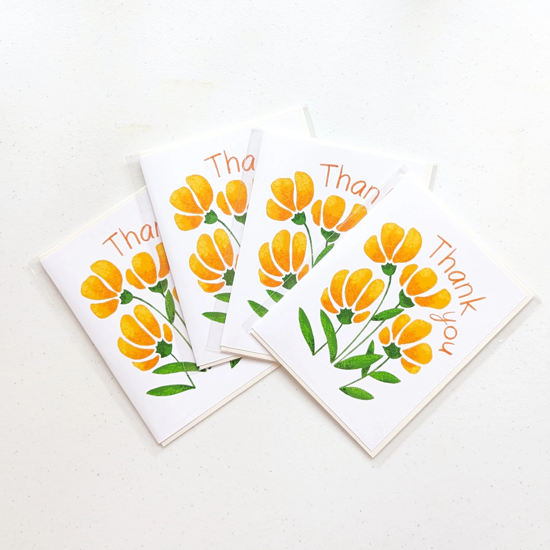 Floral Thank You Card